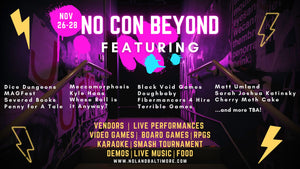 We will be at No Con Beyond on November 27th