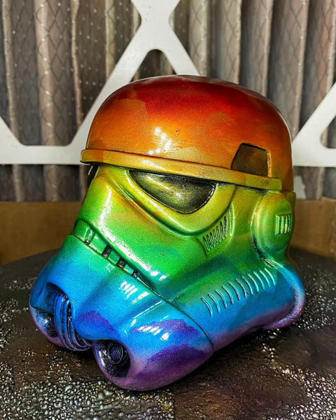Rainbow Cloud Stormtrooper Helmet